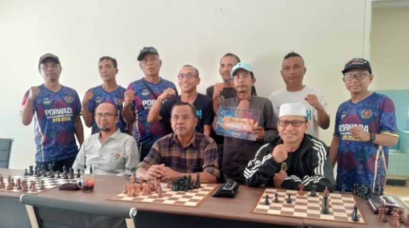 KSB Raih Juara pertama Cabor Catur Porwada NTB