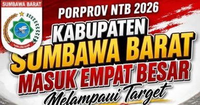 Raih 253 Medali, KSB Tempati Peringkat Keempat di Porprov XII NTB Raih 253 Medali, KSB Tempati Peringkat Keempat di Porprov XII NTB