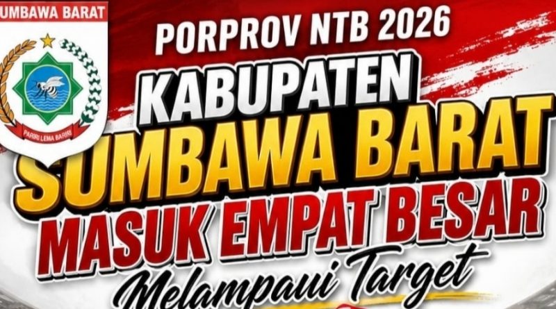 Raih 253 Medali, KSB Tempati Peringkat Keempat di Porprov XII NTB Raih 253 Medali, KSB Tempati Peringkat Keempat di Porprov XII NTB